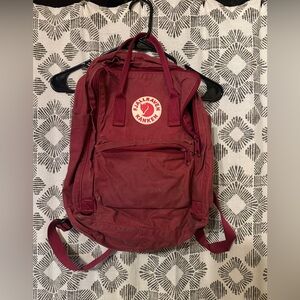 Fjallraven medium size backpack, with handle straps.
